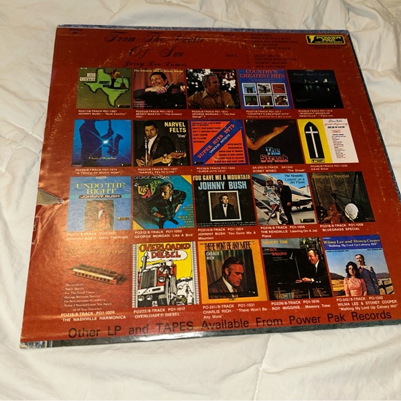 Jerry Lee Lewis LP From The Vaults Of Sun 1974 Power Pak Vinyl Record - Picture 4 of 5